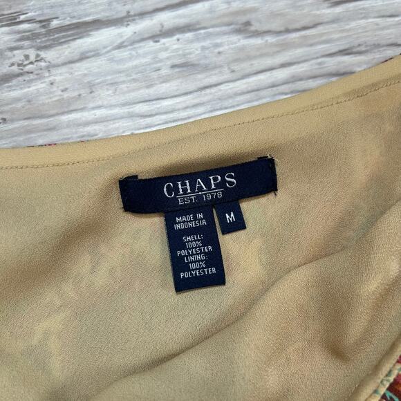 Y2K Ruffle Floral Midi Skirt // Chaps M NWT - Picture 7 of 7